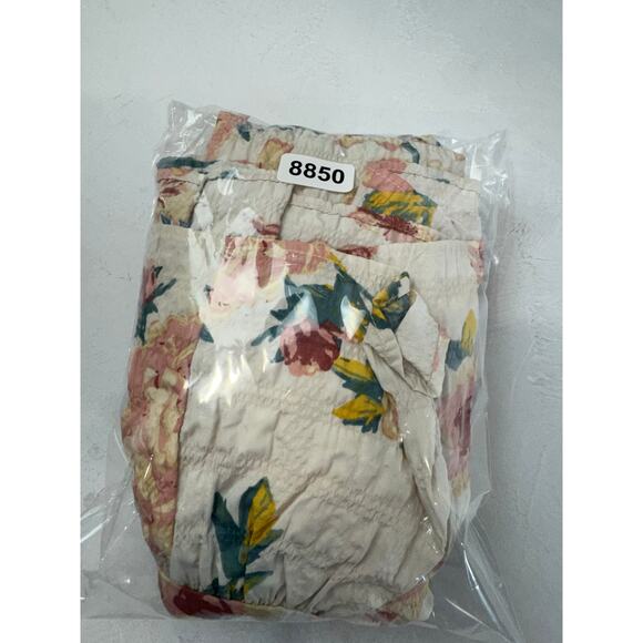 ZARA Floral Crinkle Textured Tiered Midi Dress Small Long Sleeve Cottagecore - Picture 10 of 10